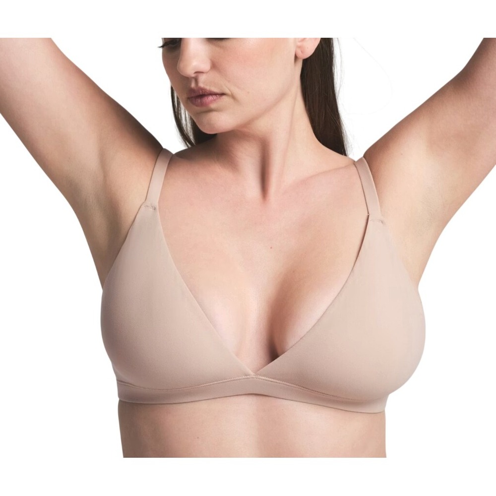 Skims Fits Everybody Triangle Bralette Mica Tan BR-TRI-9200 XS - Picture 2 of 4